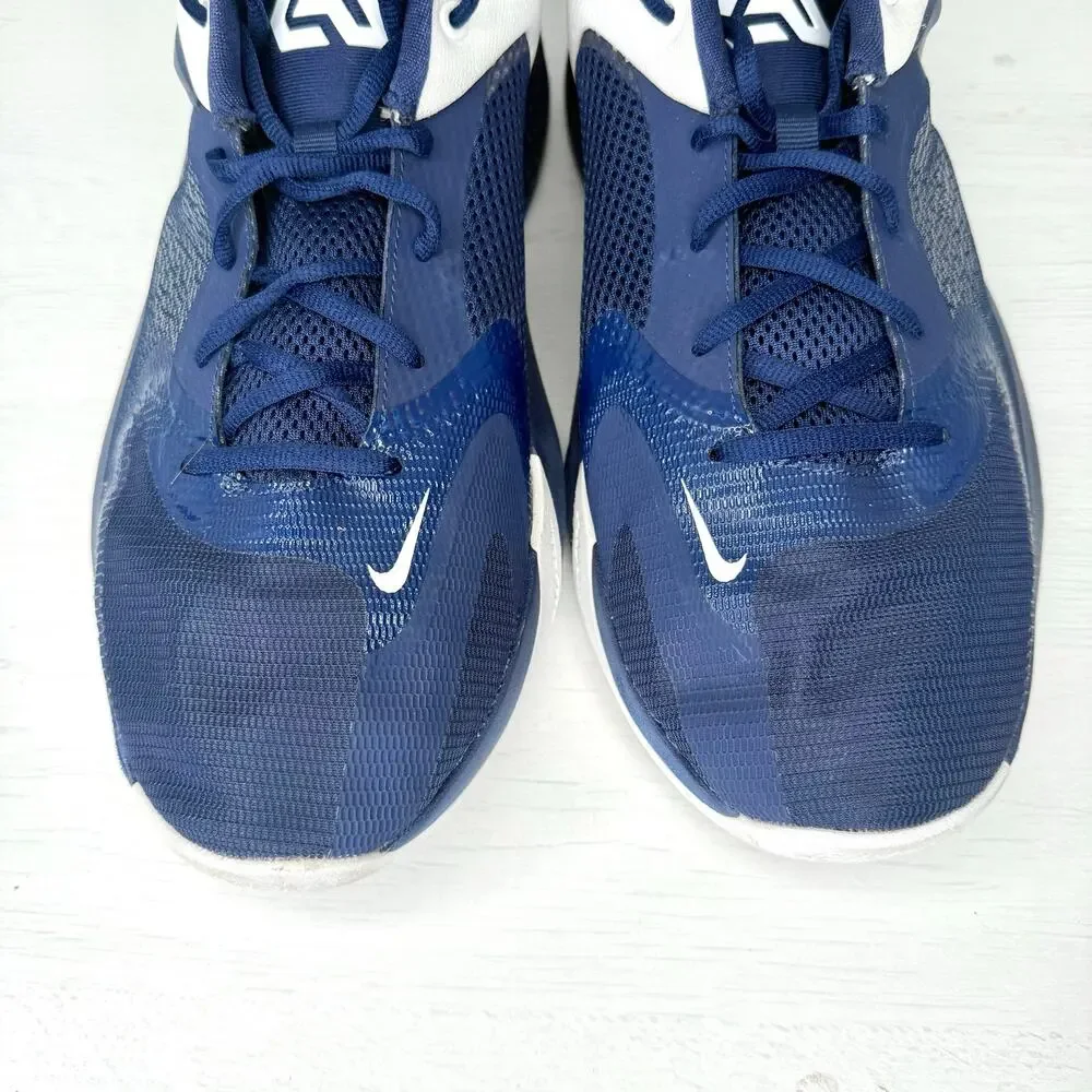 Nike Zoom Freak 4 TB Midnight Navy White Basketball Shoes Men's Size 14 No Box